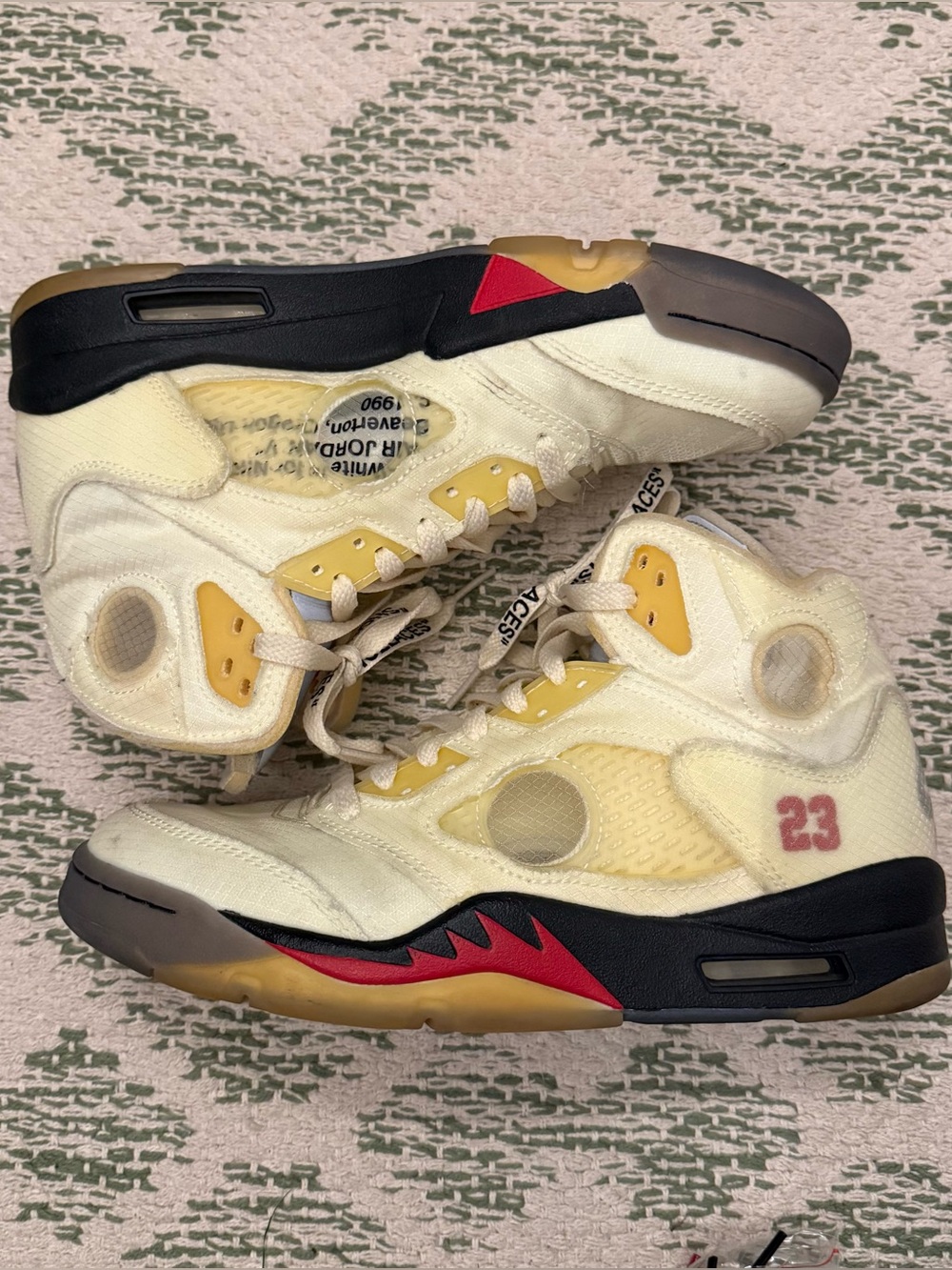 Off-White x Air Jordan 5 SP 'Sail